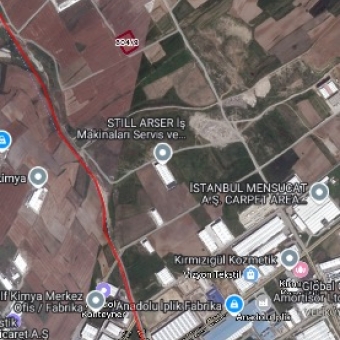 Çerkezköy Veliköy OSB de 4982 M2 Satılık Arsa