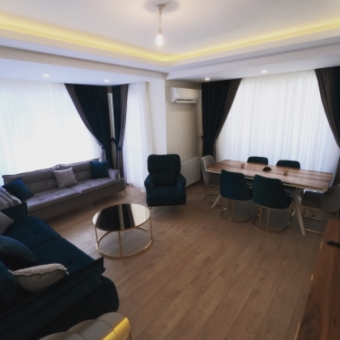 شقة 3+1 مفروشة قرب رشيد باشا رائعة