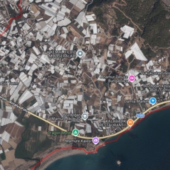 Mersin Anamur Bozdoğan Satılık Villa Arsası