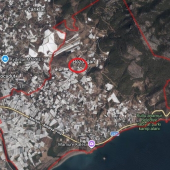 Mersin Anamur Bozdoğan Satılık Villa Arsası