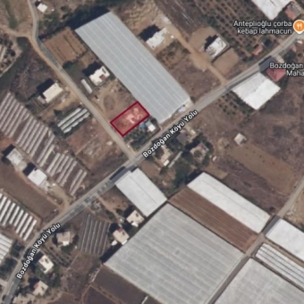 Mersin Anamur Bozdoğan Satılık Villa Arsası